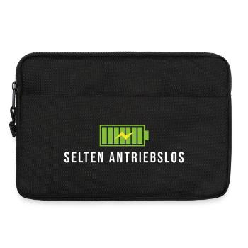 selten antriebslos fahrrad spruch geschenk akku - Laptoptasche 13" - Schwarz - Vorne