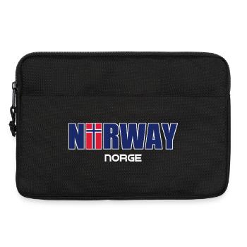 Norway - Norge - Norwegen - Flagge - Skandinavien - Laptoptasche 13" - Schwarz - Vorne