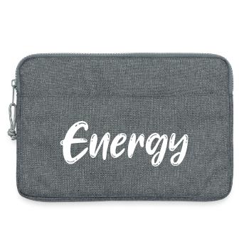 Énergie : Positive, de bonne humeur - Sacoche pour ordinateur portable 13 pouces - gris chiné - Devant