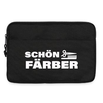 SCHÖNFÄRBER - Laptoptasche 13" - Schwarz - Vorne