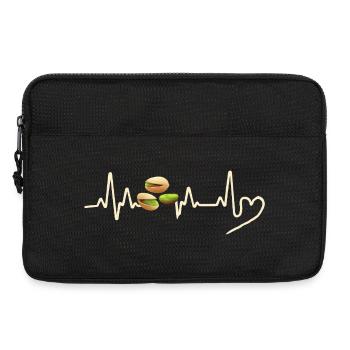 Pistazien Herzschlag Pistachio Heartbeat - Sacoche pour ordinateur portable 13 pouces - noir - Devant
