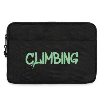 Climbing Graffiti Mint Design - Laptop bag 13" - black - Front