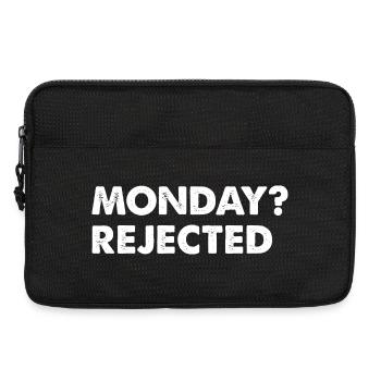 Monday? Rejected - Laptoptasche 13" - Schwarz - Vorne