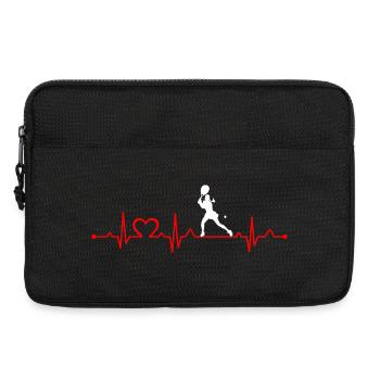 Tennis Fille Heartbeat EKG Amateur de Tennis - Sacoche pour ordinateur portable 13 pouces - noir - Devant