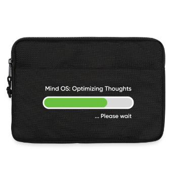 Mind OS Optimizing Thoughts... Please Wait - Sacoche pour ordinateur portable 13 pouces - noir - Devant