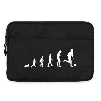 Entwicklung zum Fußballer - Laptoptasche 13" - Schwarz - Vorne