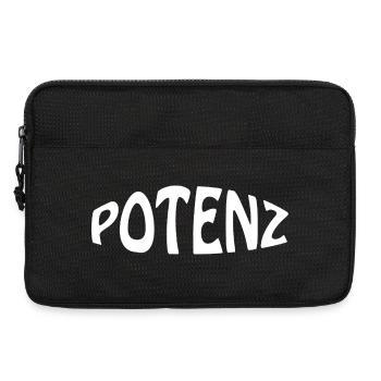 POTENZ - Laptoptasche 13" - Schwarz - Vorne