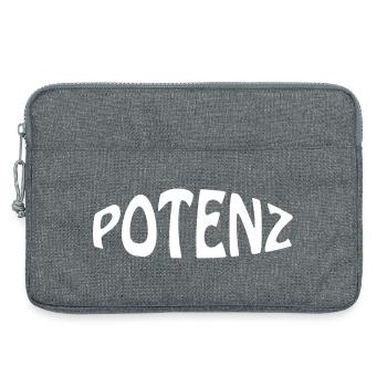 Pouvoir - Sacoche pour ordinateur portable 13 pouces - gris chiné - Devant