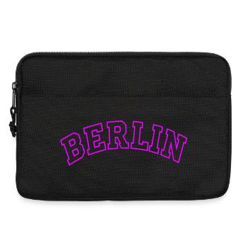 Typographie du nœud Berlin Bow - Sacoche pour ordinateur portable 13 pouces - noir - Devant