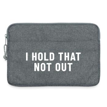 I Hold That Not Out Denglish - Laptop bag 13" - heather grey - Front