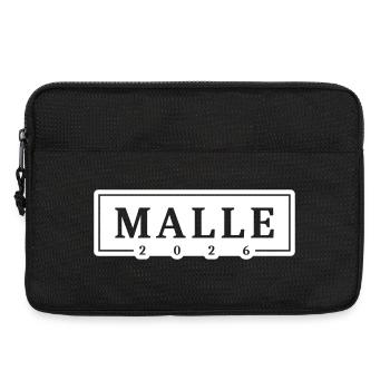 Malle 2026 - Laptoptasche 13" - Schwarz - Vorne
