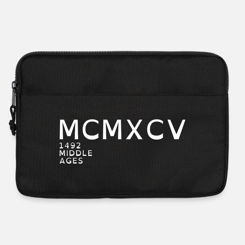 1995_LINE_white - Laptoptasche 13" - Schwarz