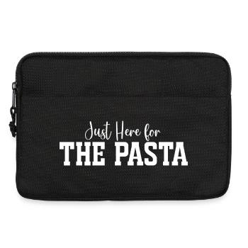 Just Here for The Pasta - Laptop bag 13" - black - Front