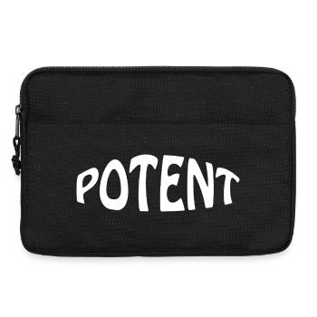 POTENT - Laptoptasche 13" - Schwarz - Vorne