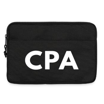 Expert-comptable agréé en finance - Sacoche pour ordinateur portable 13 pouces - noir - Devant