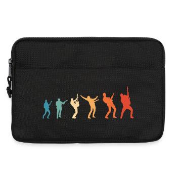 Evolution Rockmusik Rock Gitarrist - Laptoptasche 13" - Schwarz - Vorne