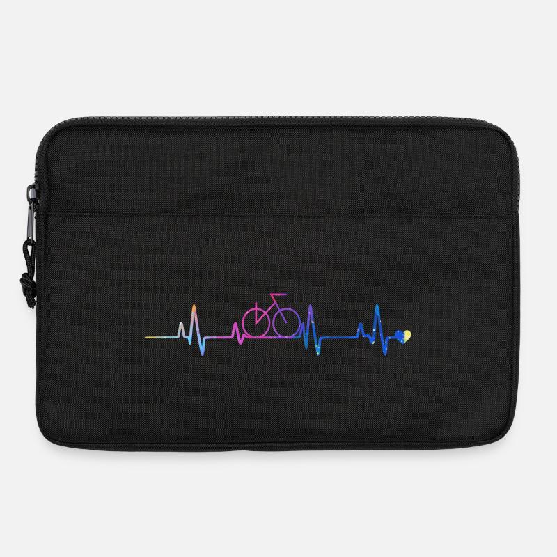 radfahrer - Laptoptasche 13" - Schwarz
