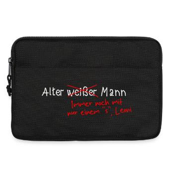 Alter weiser Mann - Laptoptasche 13" - Schwarz - Vorne