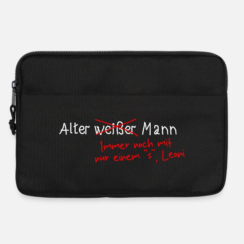 Alter weiser Mann - Laptoptasche 13" - Schwarz