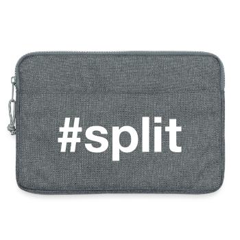 Split Hrvatska Croatia Kroatien Hashtag - Laptop bag 13" - heather grey - Front