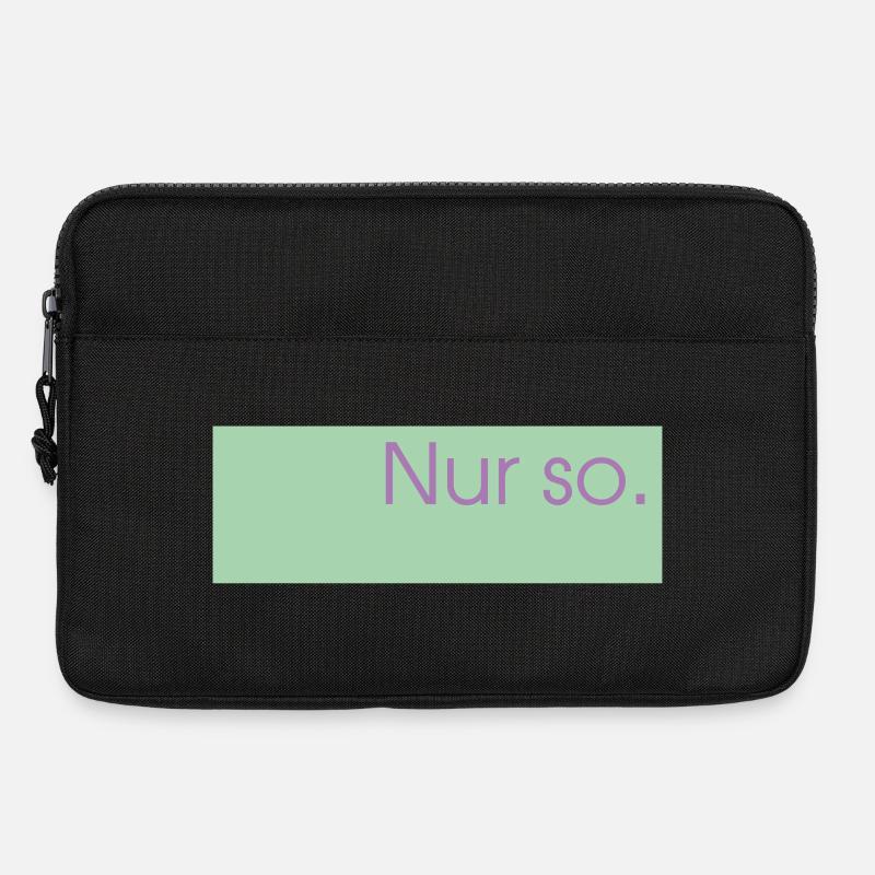 Nur so.  - Laptoptasche 13" - Schwarz