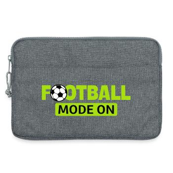 Football_mode - Sacoche pour ordinateur portable 13 pouces - gris chiné - Devant