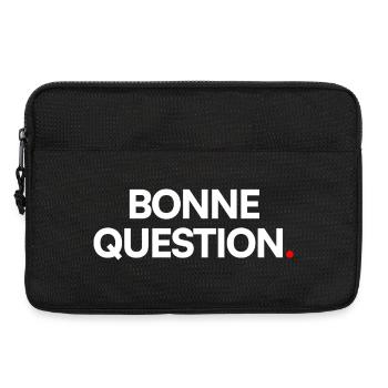 Bonne question - Sacoche pour ordinateur portable 13 pouces - noir - Devant