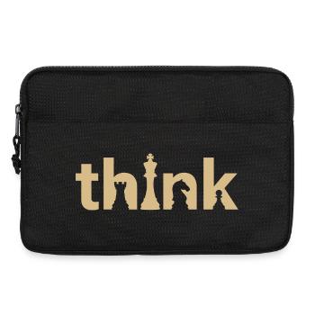 Think Chess Design – Chemise Minimaliste de Stratégie - Sacoche pour ordinateur portable 13 pouces - noir - Devant