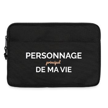 Personnage Principal — Ma Vie - Sacoche pour ordinateur portable 13 pouces - noir - Devant