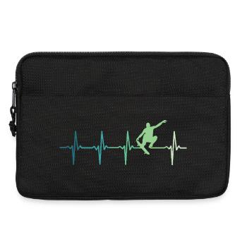 Skater Skater Heartbeat Skateboard - Laptoptasche 13" - Schwarz - Vorne