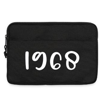 1968 Limitierte Auflage 58. Geburtstag 1968 - Laptoptasche 13" - Schwarz - Vorne