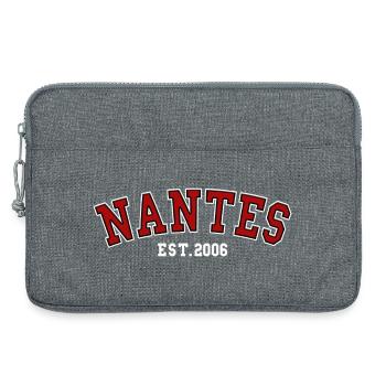 Nantes gegründet 2006 - Laptoptasche 13" - Grau meliert - Vorne