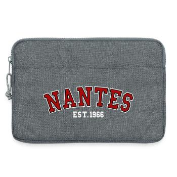 Nantes gegründet 1966 - Laptoptasche 13" - Grau meliert - Vorne