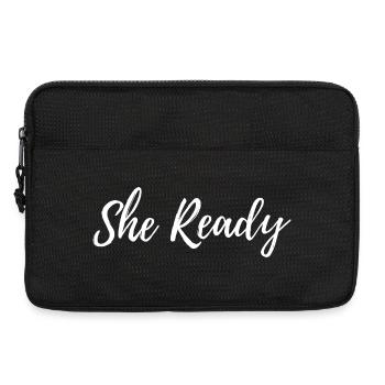 She Ready - Laptop bag 13" - black - Front