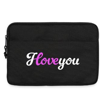 Je t’aime Déclaration d’amour Mariage d’amour - Sacoche pour ordinateur portable 13 pouces - noir - Devant