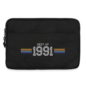 Best Of 1991 T-Shirt Humor Gift - Laptop bag 13" - black - Front