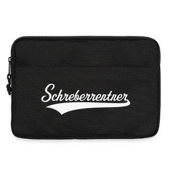 Schreberrentner (Rentner / Schrebergärtner / W) - Laptoptasche 13" - Schwarz - Vorne