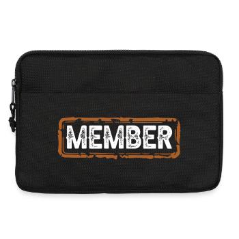 member - Laptoptasche 13" - Schwarz - Vorne
