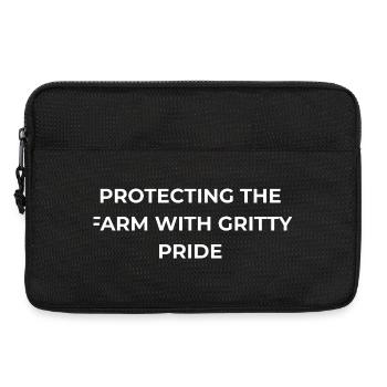 Welder Gritty Pride - Laptop bag 13" - black - Front