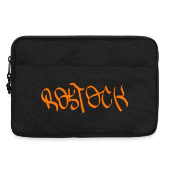 Rostock Graffiti Orange - Sacoche pour ordinateur portable 13 pouces - noir - Devant