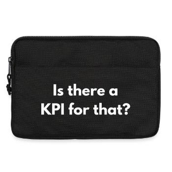 Gibt es einen KPI für dieses lustige Bürohemd. - Laptoptasche 13" - Schwarz - Vorne