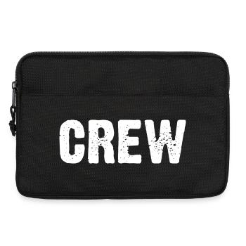 Crew verzweifelte Nachricht - Laptoptasche 13" - Schwarz - Vorne