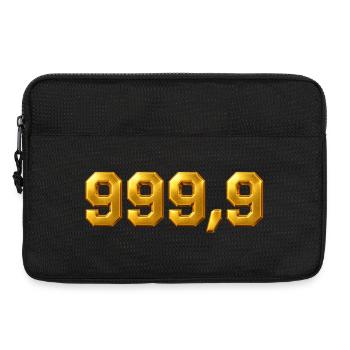Or fin 999,9 - Sacoche pour ordinateur portable 13 pouces - noir - Devant