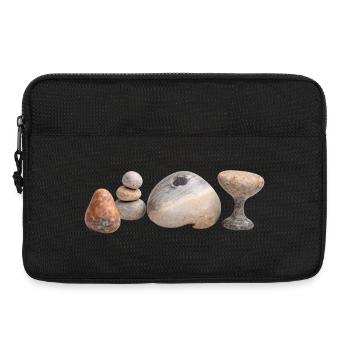 Stacking Stones Schéma Zen - Sacoche pour ordinateur portable 13 pouces - noir - Devant