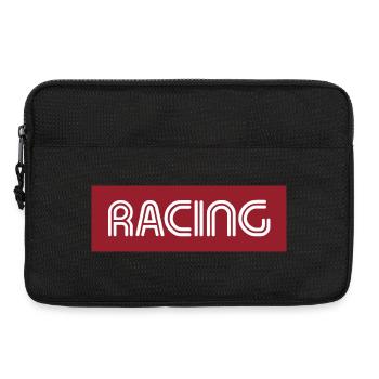Symbole de course Étiquette Logo Icône Graphique Sport Automobile - Sacoche pour ordinateur portable 13 pouces - noir - Devant