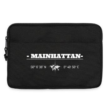 Coordinates Frankfurt am Main Mainhattan - Laptop bag 13" - black - Front