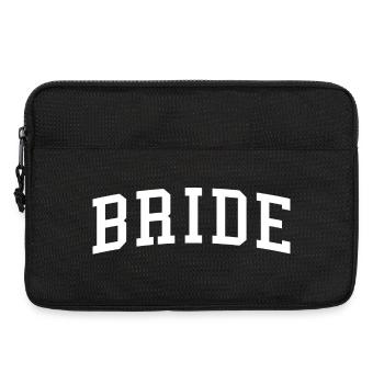 Fiançailles de mariage assorties à la mariée Mariage - Sacoche pour ordinateur portable 13 pouces - noir - Devant