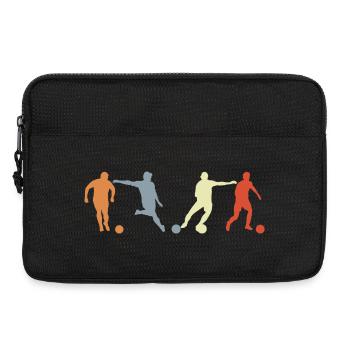 Soccer Player Drawing - Laptop bag 13" - black - Front