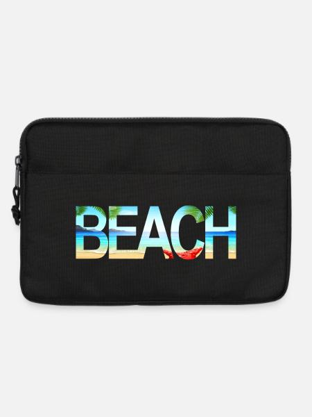 Beach - Laptoptasche 13" - Schwarz