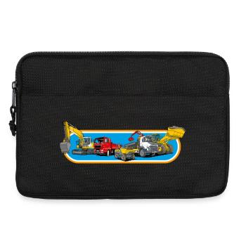 Baumaschinen Park - Laptoptasche 13" - Schwarz - Vorne
